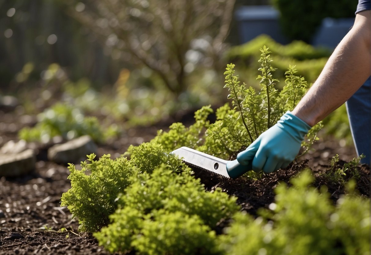 In spring, remove dead plants and debris from the garden. Trim back overgrown shrubs and trees to support wildlife and promote garden health in Ireland